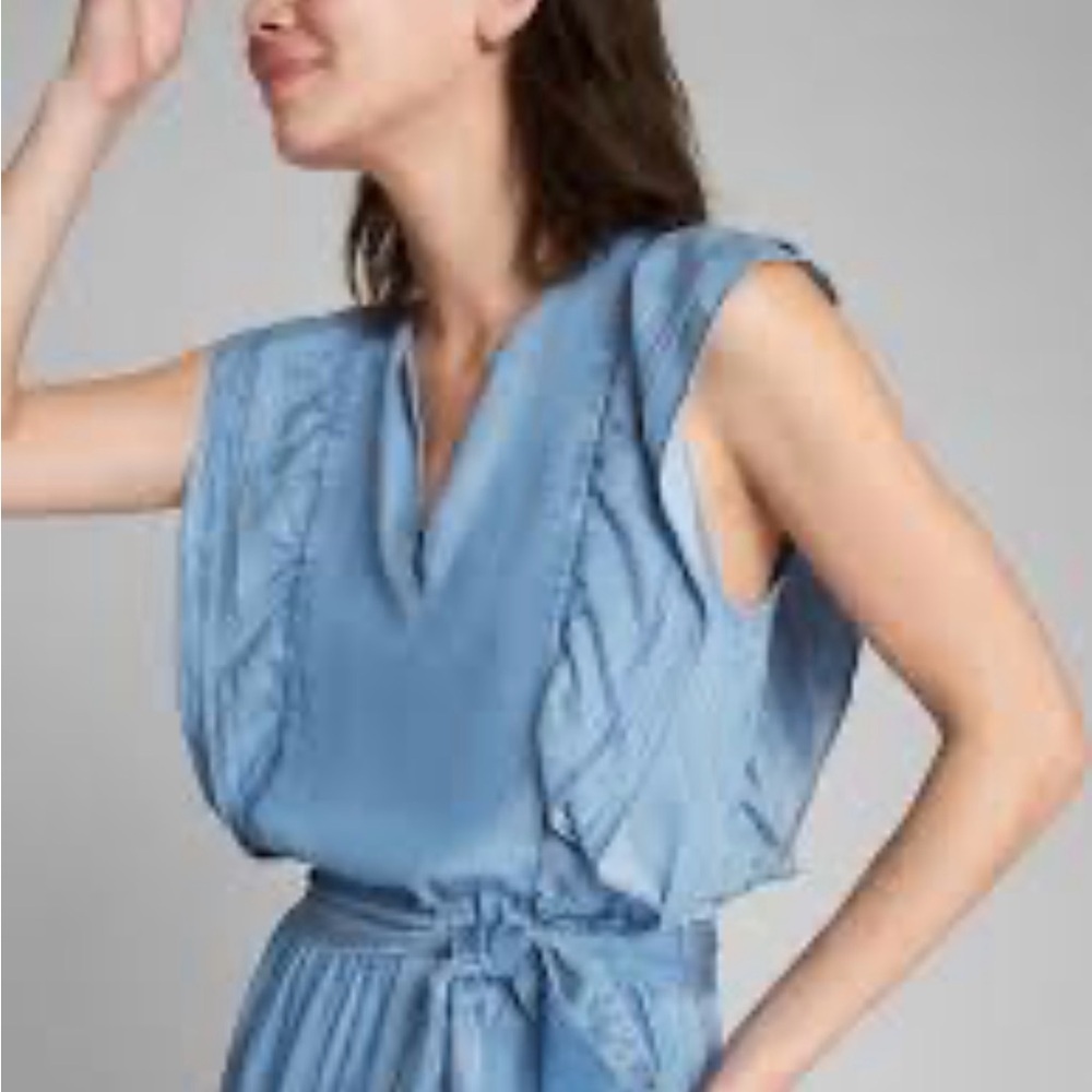 GAP TENCEL RUFFLED JUMPSUIT-EXCELL NT COND-SIZE S